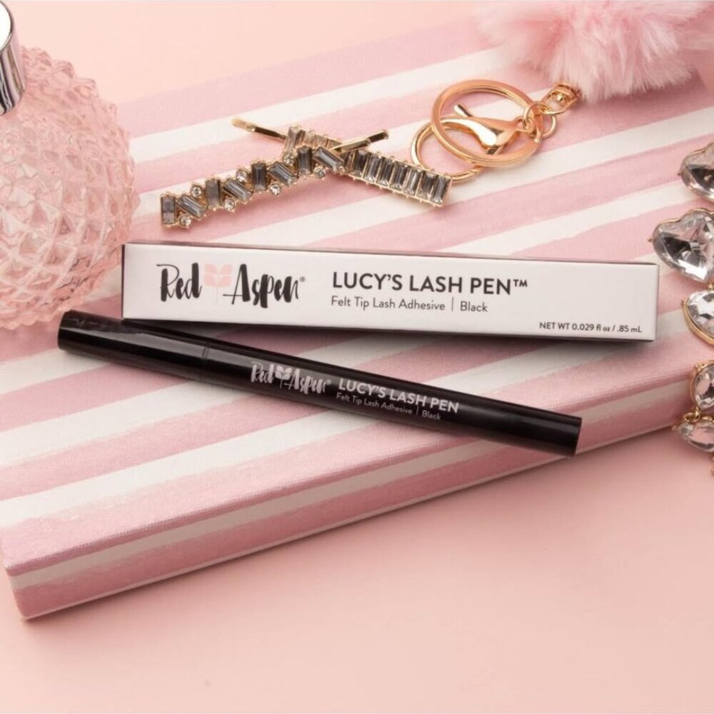 𝙍𝙚𝙙 𝘼𝙨𝙥𝙚𝙣 Eyeliner Lash Adhesive in one! Lucy's Lash Pen